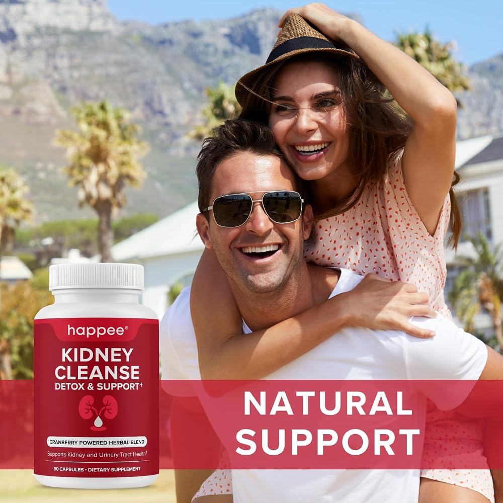 Happee Kidney Cleanse Detox & Support Supplement - 60 Capsules - image 7