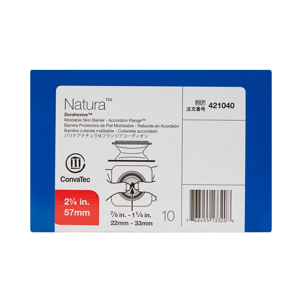 ConvaTec Natura Moldable Durahesive Skin Barrier Accordion Flange - 10 Count - image 4