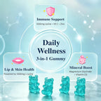 PYUNAFIT L-Lysine Gummies 1000mg 5-in-1 Formula - 60 Gummies - image 4