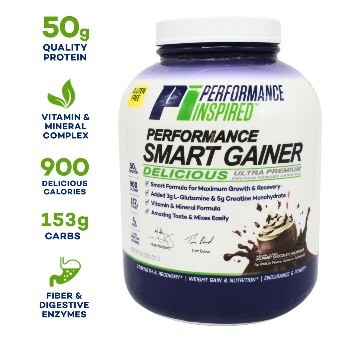 Performance Inspired Nutrition Smart Mass Gainer - Recover & Rebuild
