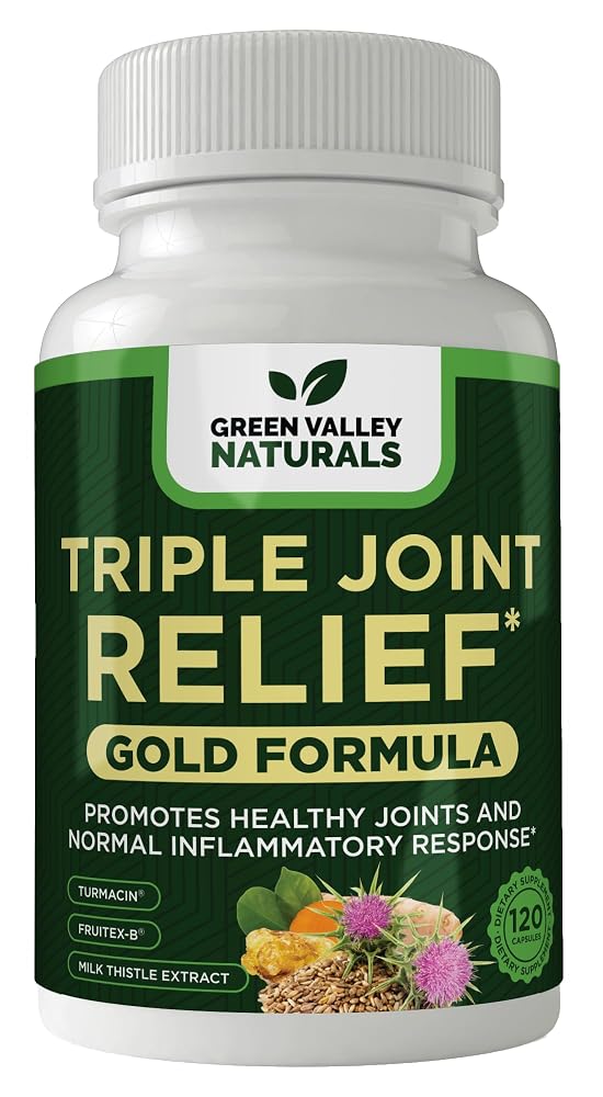 Green Valley Naturals Triple Joint Relief Gold - 120 Capsules