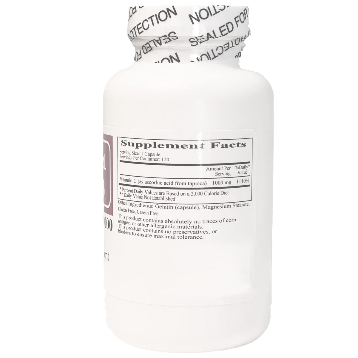 Ecological Formulas Vitamin C from Tapioca for Sensitive Stomachs