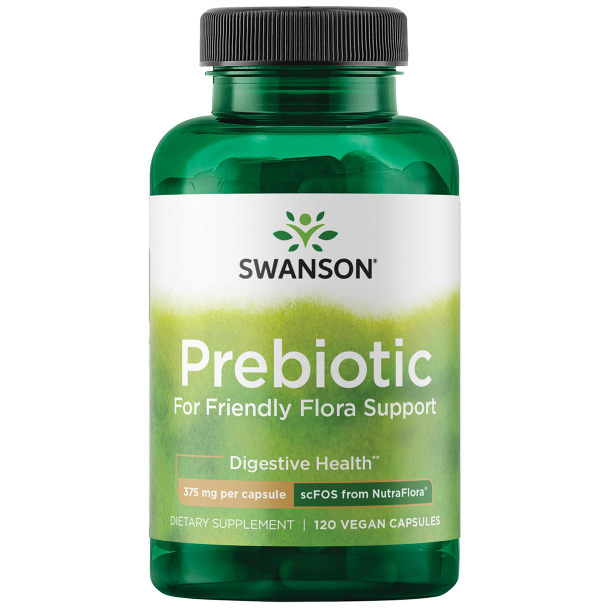 Swanson Prebiotic Fiber Capsules with NutraFlora FOS