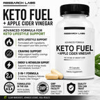 Research Labs Keto Diet Pills with Apple Cider Vinegar - 120 Capsules - image 2