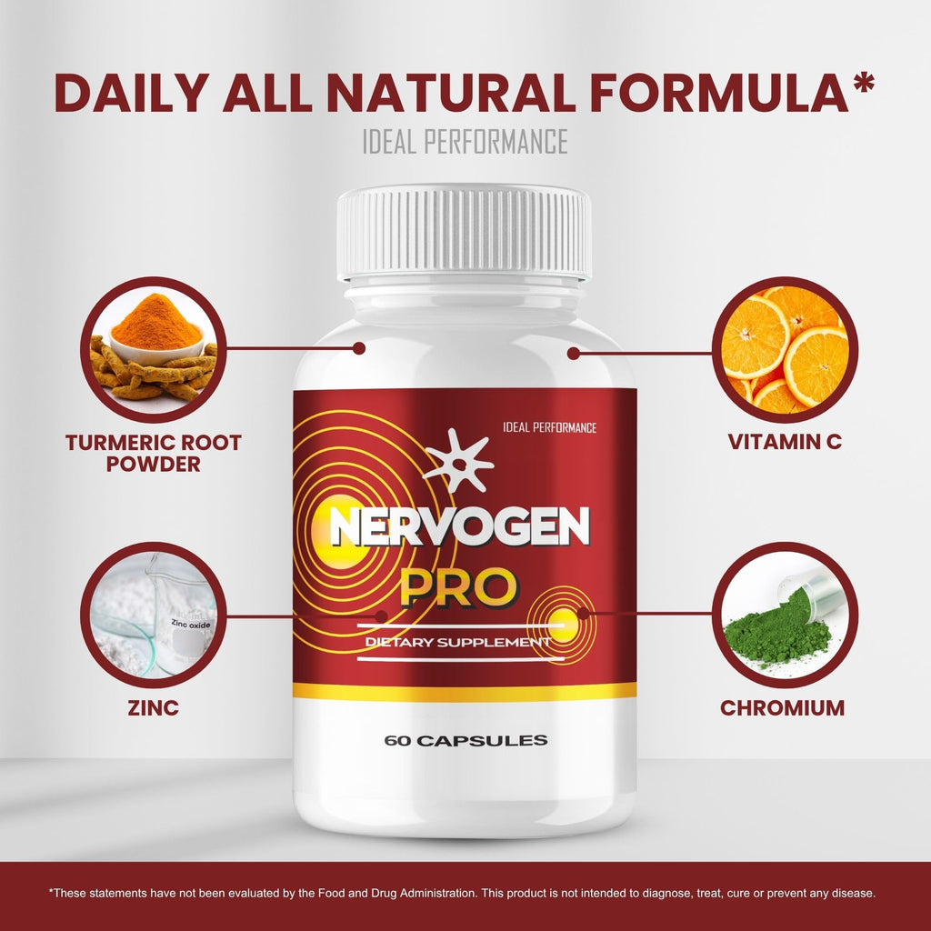 IDEAL PERFORMANCE Nervogen Pro Supplement - 300 Capsules - image 4