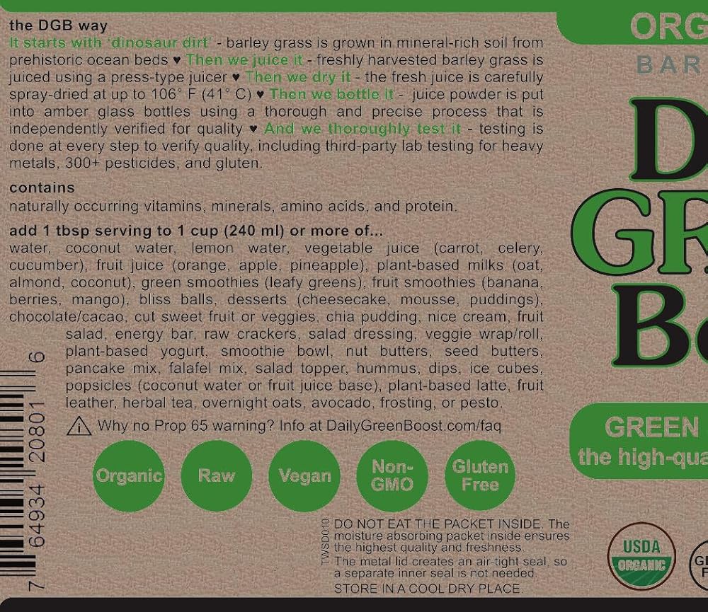 Solutions For Better Health Daily Green Boost Powder - 8 oz - image 3