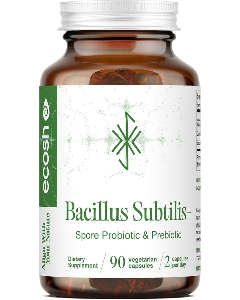 Ecosh Bacillus Subtilis Spore Probiotic for Digestive Balance - 90 Capsules