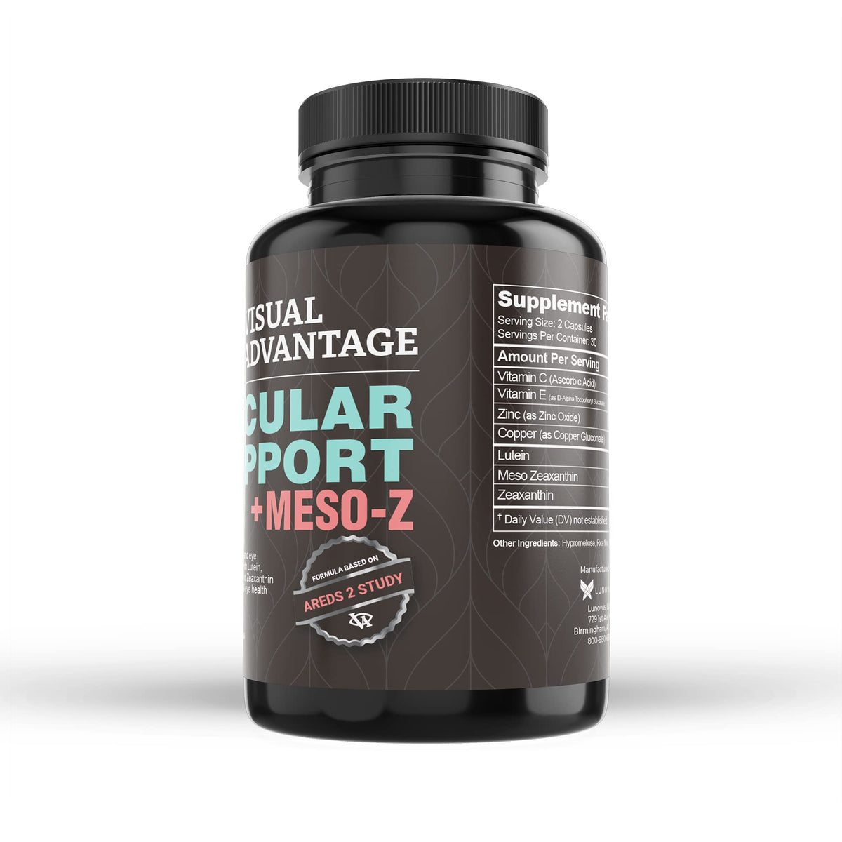 Visual Advantage Macular Support + Meso-Z Eye Vitamin - 60 Capsules - image 5