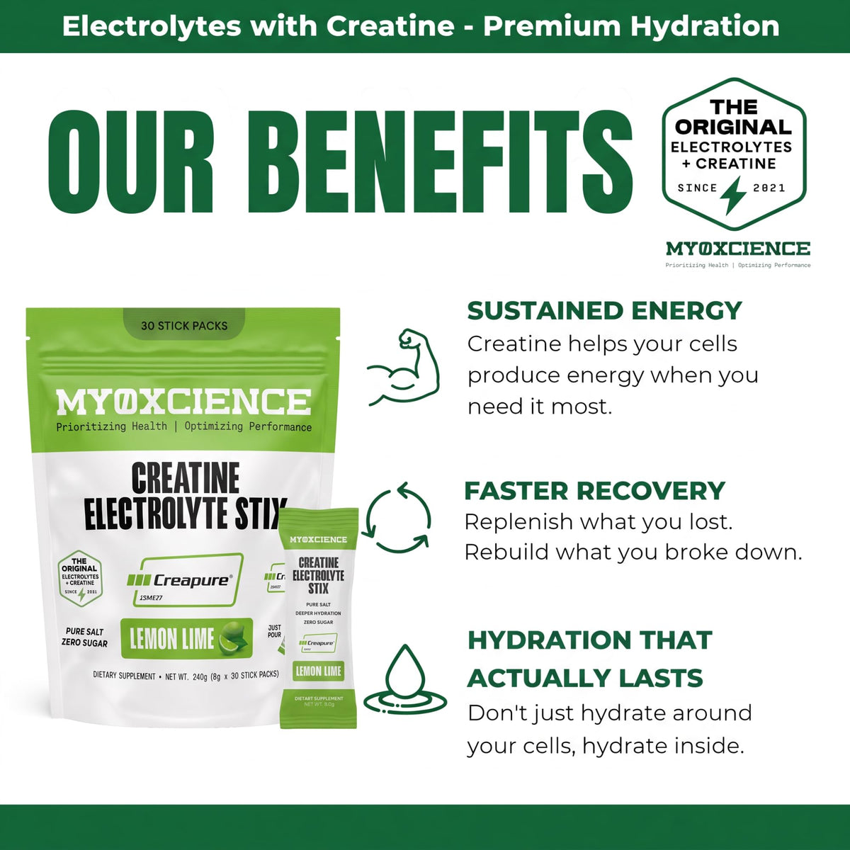MYOXCIENCE Electrolyte STIX