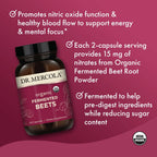 Dr. Mercola Organic Fermented Beets Nitric Oxide Booster - 60 Capsules - image 5