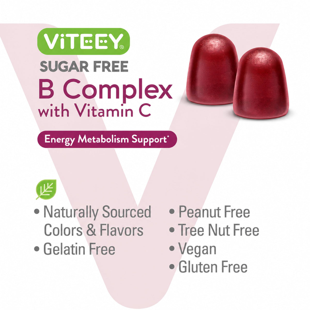 Viteey Sugar Free B-Complex Gummies