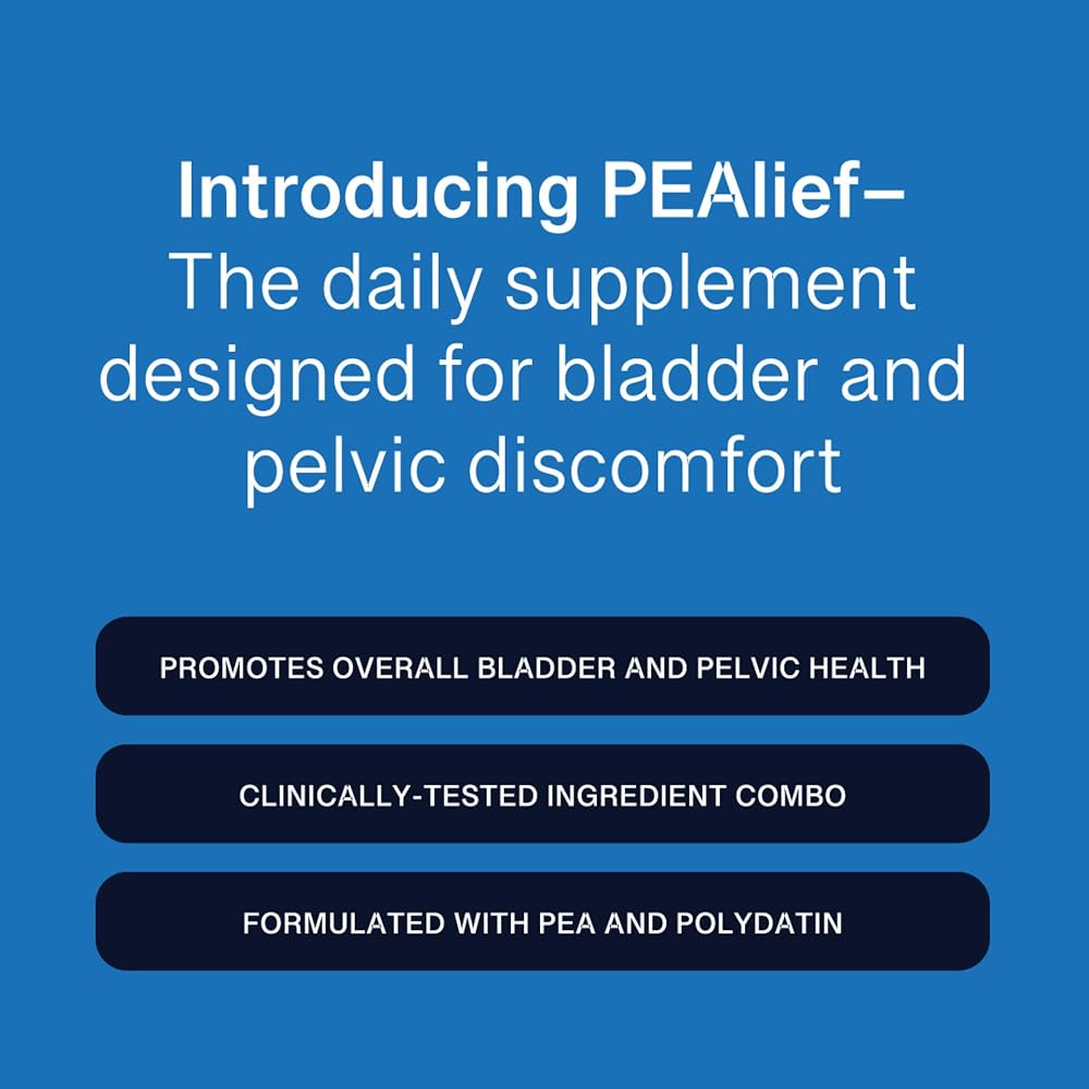 PEAlief PEA + Polydatin Bladder & Urinary Support - 60 Capsules - image 5