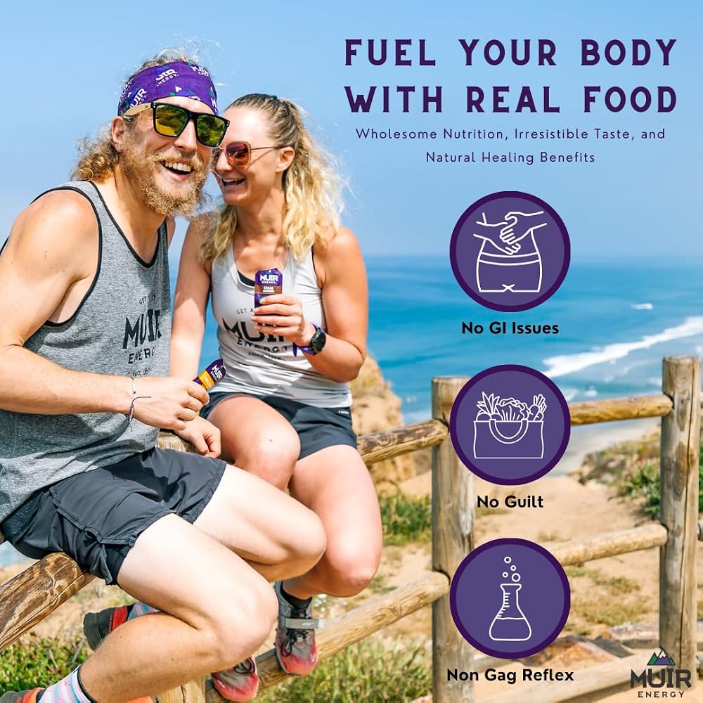 Muir Energy Blueberry Bergamot Real Food Energy Gel - 10 Count - image 3