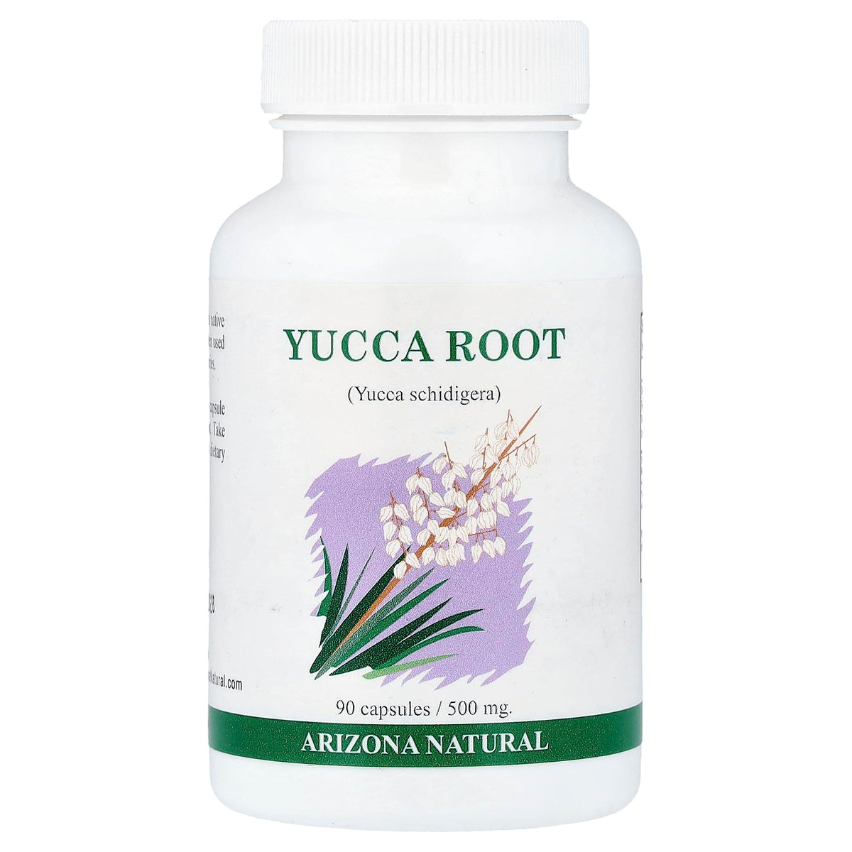 Arizona Natural Yucca Root 500 mg - 90 Capsules
