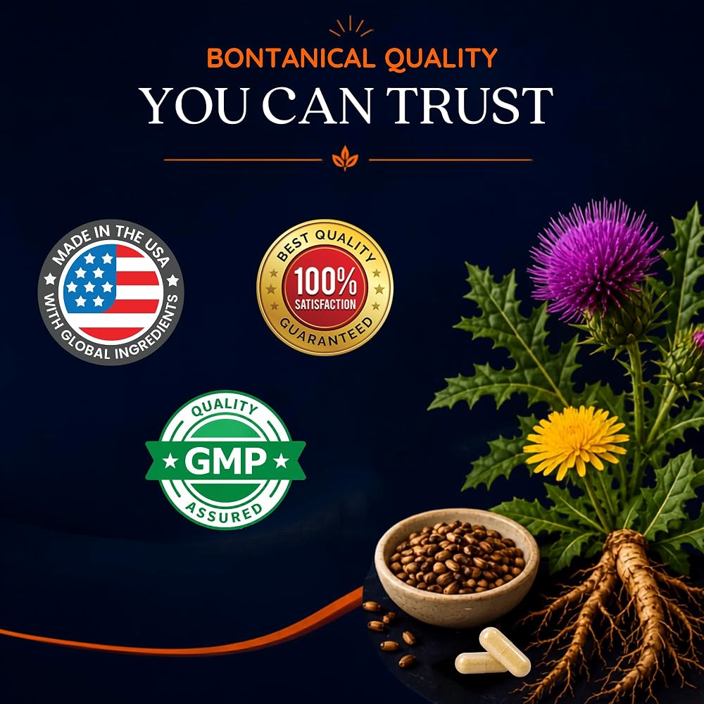 Vitamatic Milk Thistle with Dandelion Root Extract - 180 Capsules - image 7