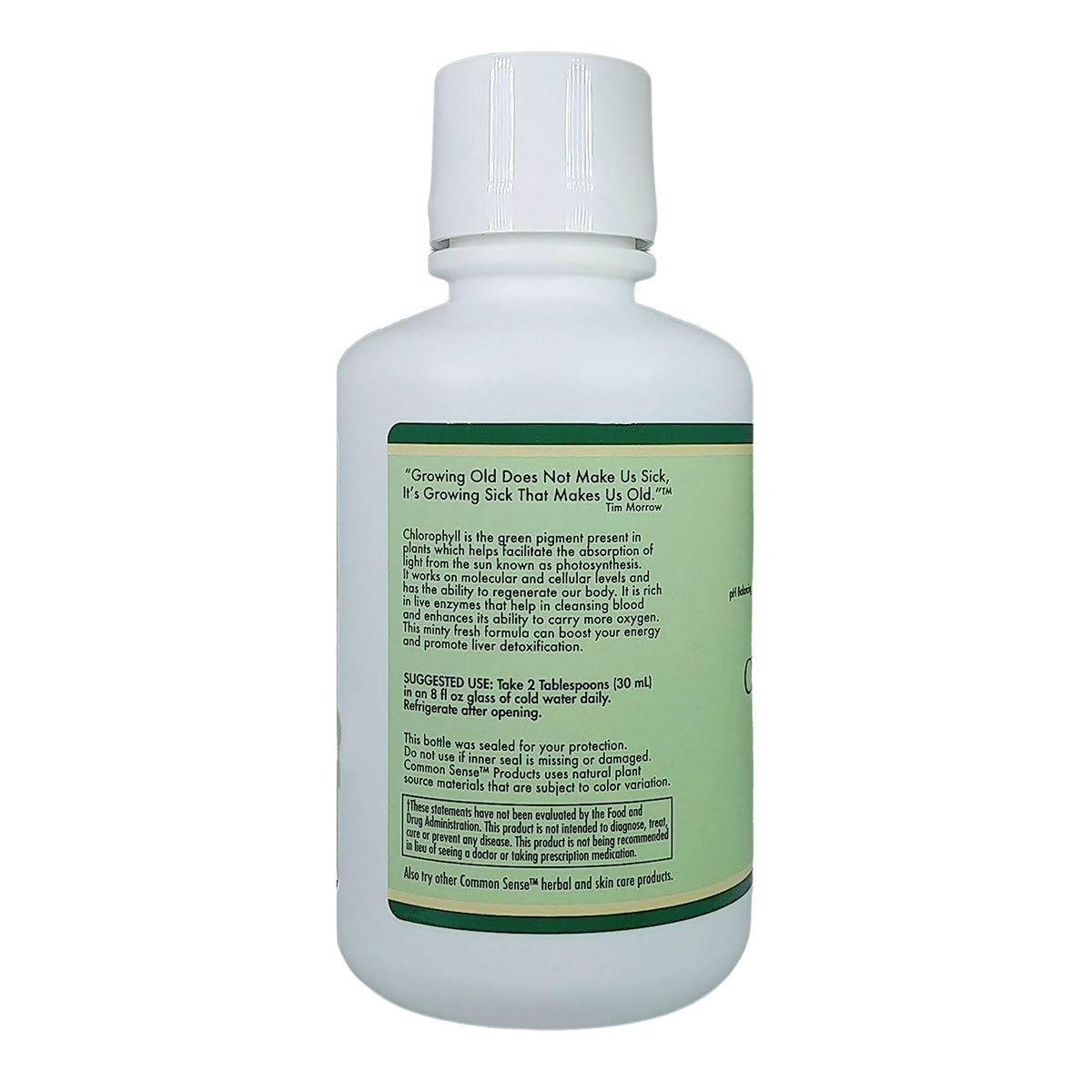 Common Sense Herbal Products Liquid Chlorophyll Immune Health - 16oz - image 2