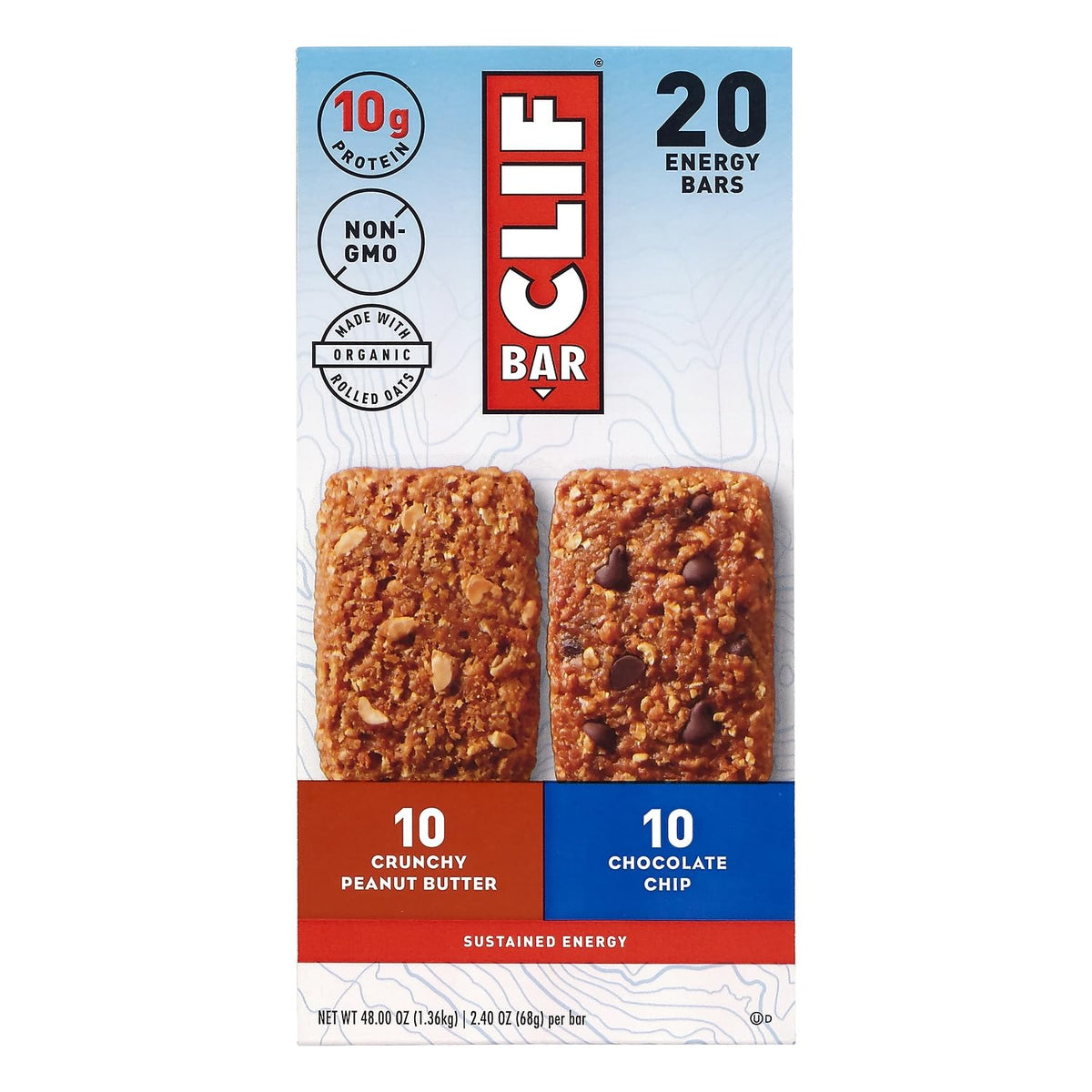 CLIF Variety Bar Energy Bars - 24 Count