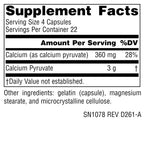 Source Naturals Pyruvate Power 750mg - 90 Capsules - image 2