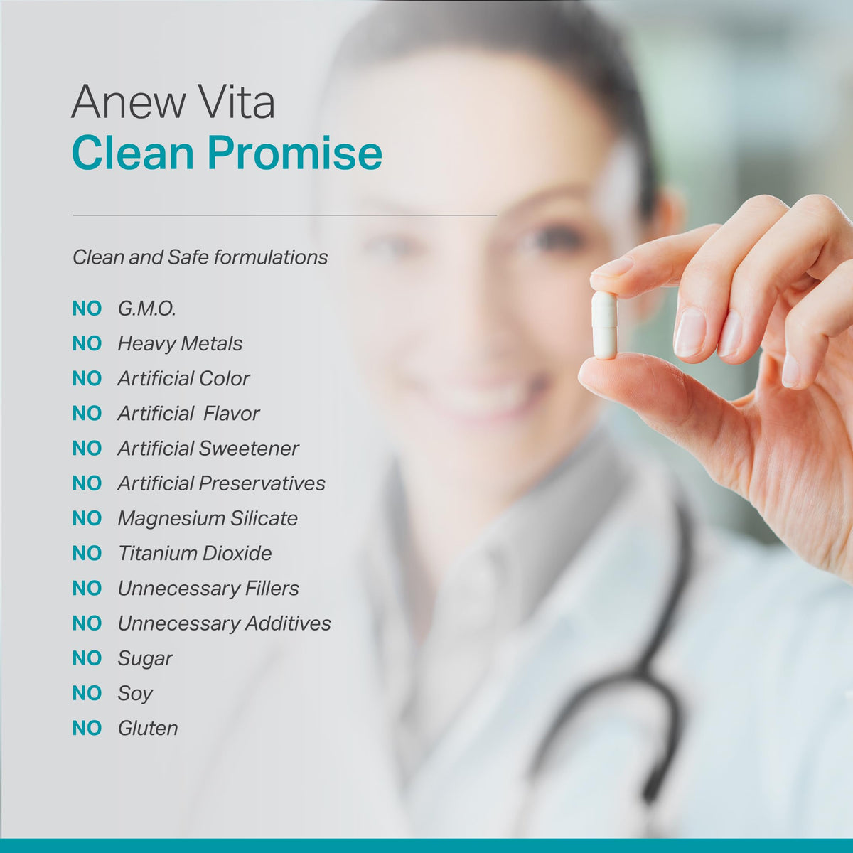 Anew Vita 5-in-1 Digestive Probiotic Supplement 20B CFU - 60 Capsules - image 8