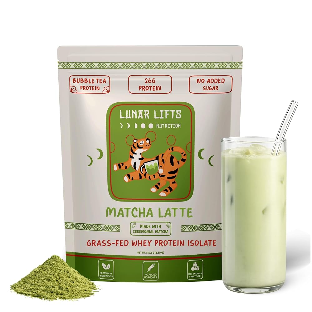 Lunar Lifts Boba Tea Whey Protein Powder