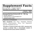 NusaPure Sarsaparilla Root 150mg - 150 Vegetarian Capsules - image 4