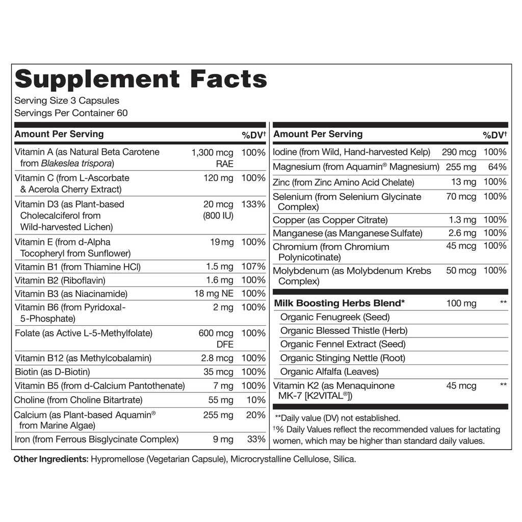 NATURELO Postnatal Multivitamin - 180 Capsules - image 8