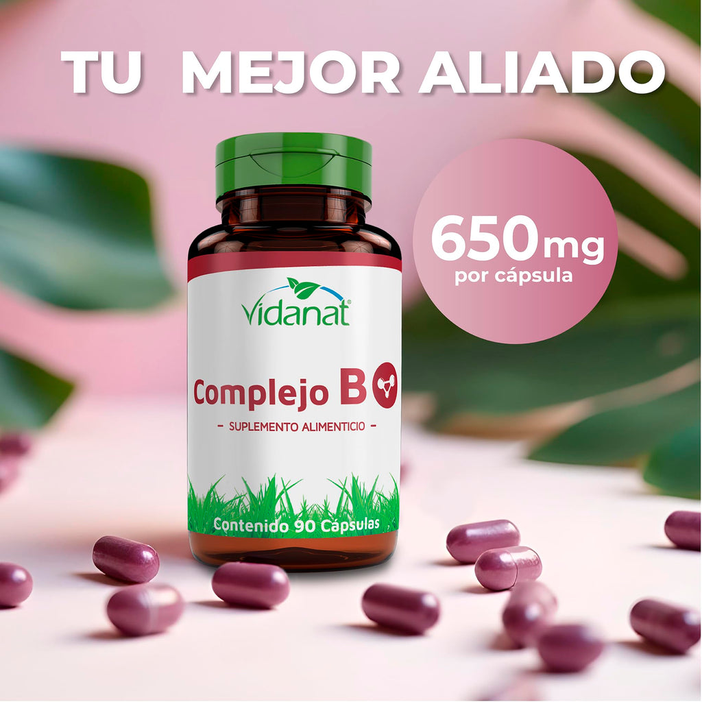 Vidanat Complex B Vitamin B-Complex - 90 Capsules - image 4