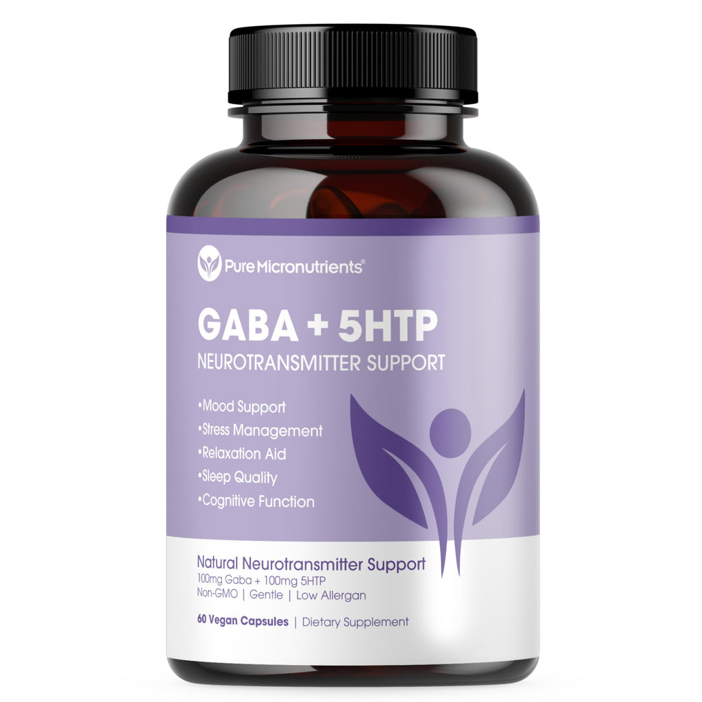 Pure Micronutrients 5-HTP Plus GABA Sleep & Mood Support
