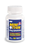 Mini Thin Two-Way Energy Tablets with Caffeine - 100 Tablets