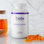 Biote Omega 3 + CoQ10 Heart + Brain Support - 90 Softgels - image 2