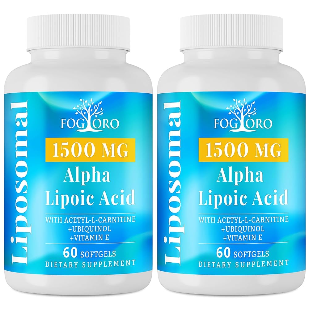 Fogoro Alpha Lipoic Acid 1500 mg Liposomal - 120 Softgels
