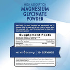 Nature's Truth Magnesium Glycinate Powder Lemon - 6 oz - image 2