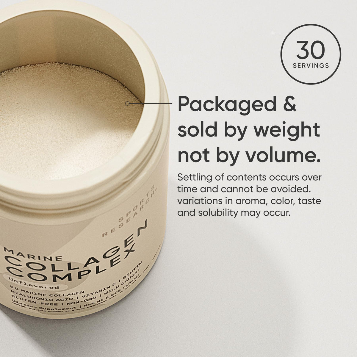 Sports Research® Marine Collagen Peptides