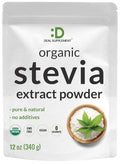 DEAL SUPPLEMENT Organic Stevia Extract Powder Natural Sweetener - 12oz