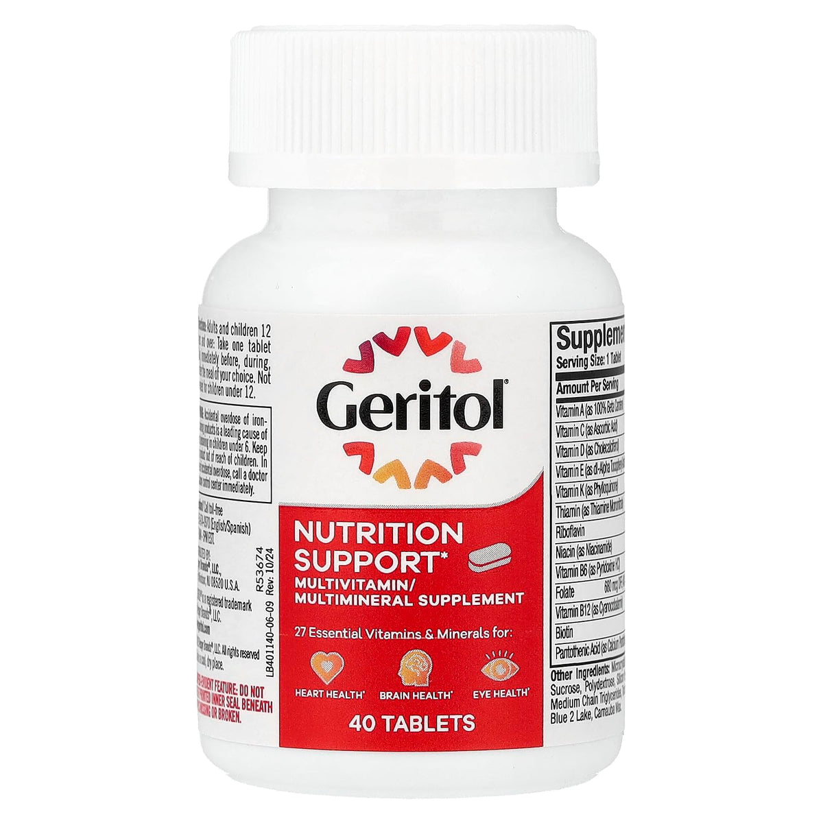 Geritol Multivitamin Nutrition Support - 120 Tablets (Pack of 3) - image 4
