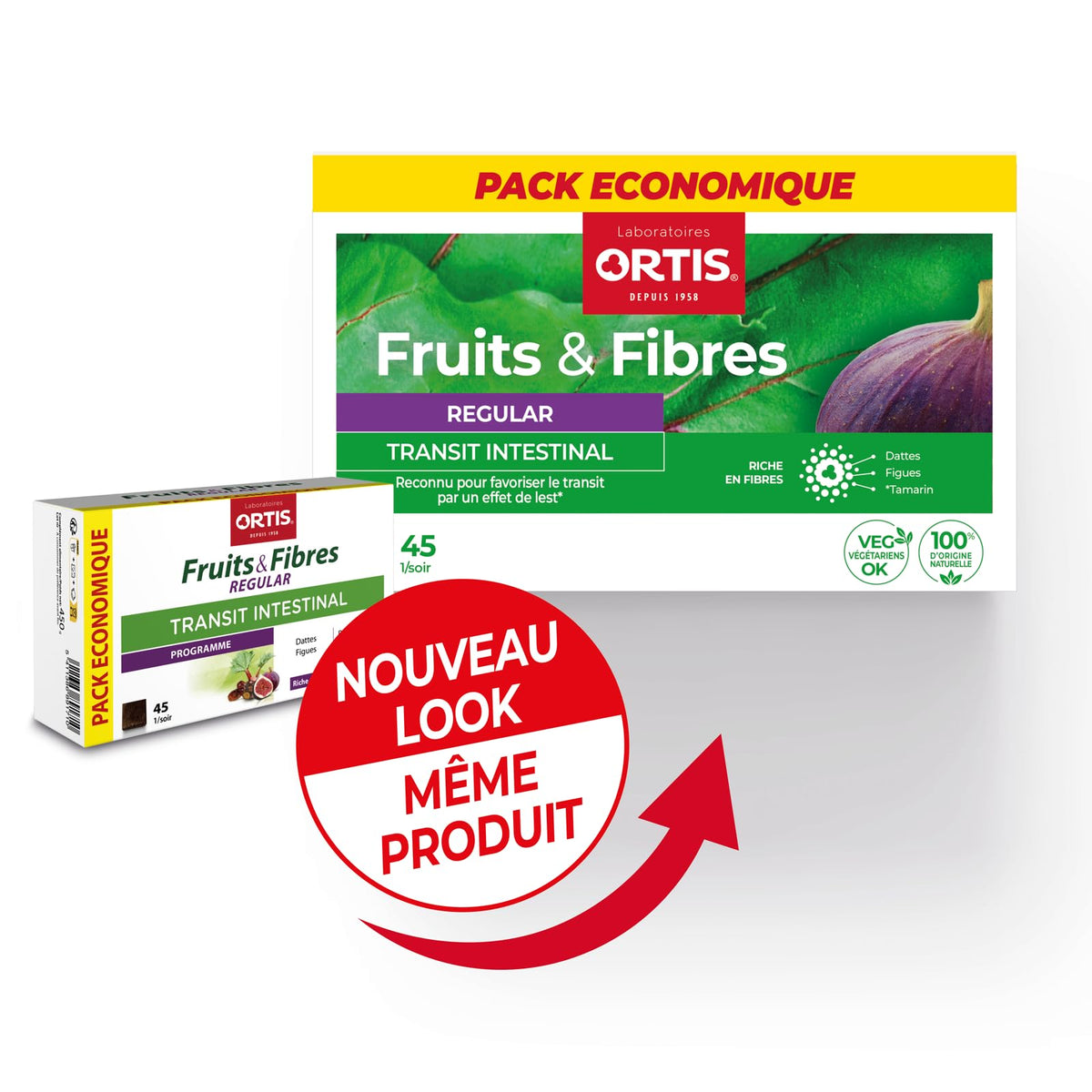 Ortis Fruits & Fibres Regular Digestive Fibre - 45 Chewables - image 3