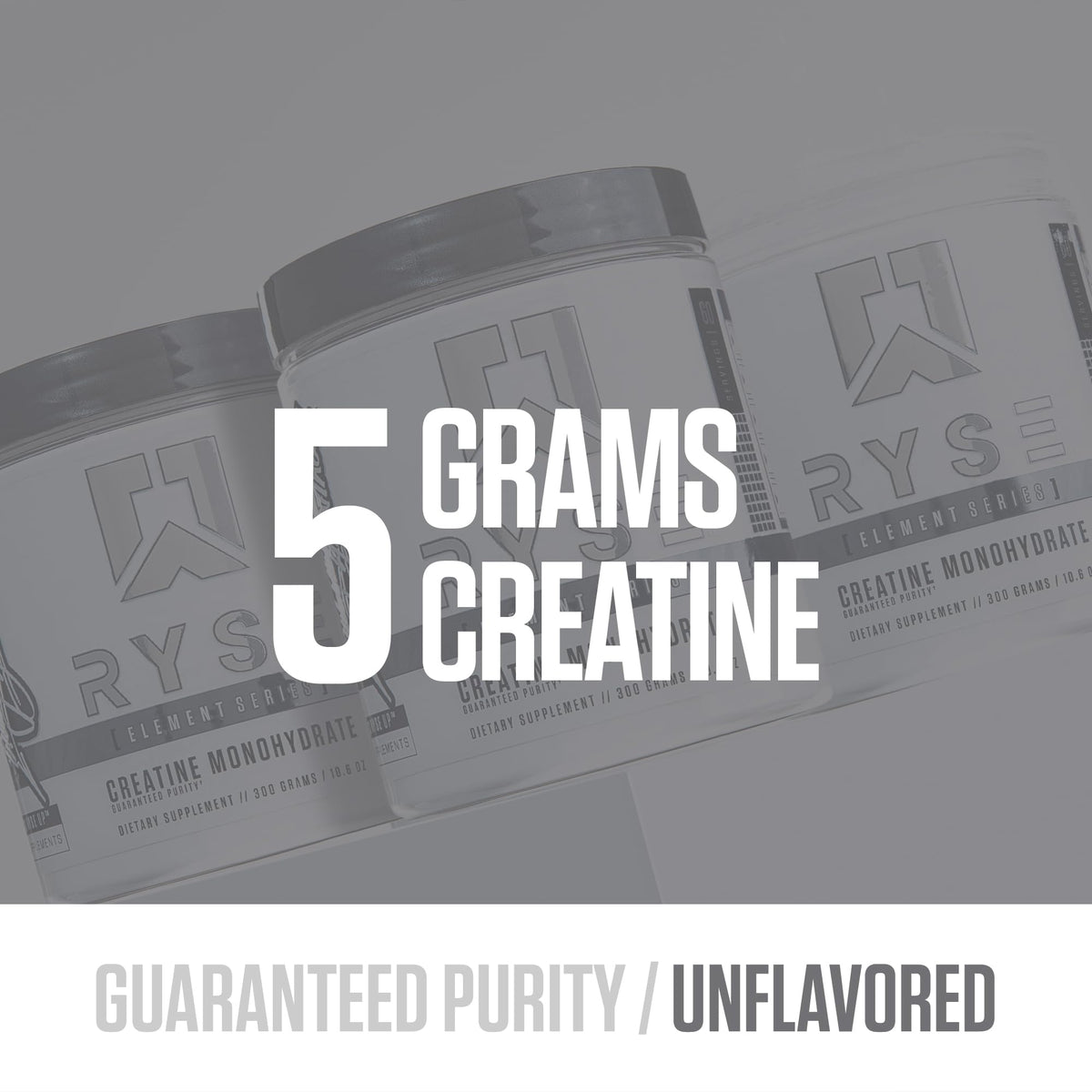 RYSE Up Supplements Creatine Monohydrate Powder Unflavored - 60 Servings - image 3