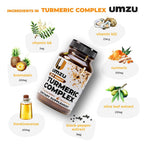 UMZU Turmeric Curcumin Supplement Joint Support - 30 Day Supply - image 3
