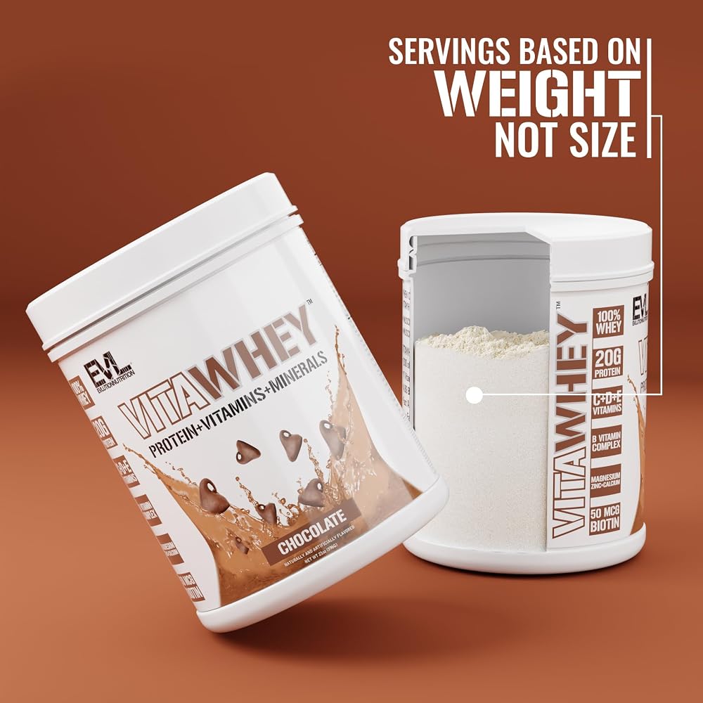 Evlution EVL VitaWhey 100% Whey Protein Powder - 20 Servings - image 3