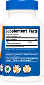 Nutricost DHEA 100mg Capsules - Gluten Free