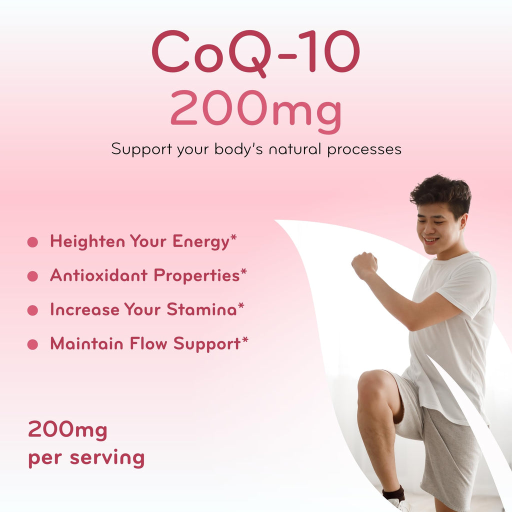 Clear Formulas CoQ10 200mg Softgels - 60 Servings - image 3