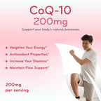 Clear Formulas CoQ10 200mg Softgels - 60 Servings - image 3
