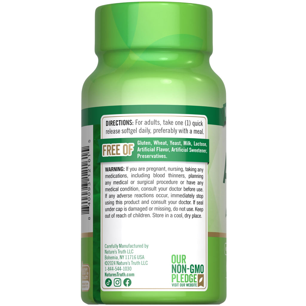 Nature's Truth Vitamin ADK - 60 Softgels - image 6