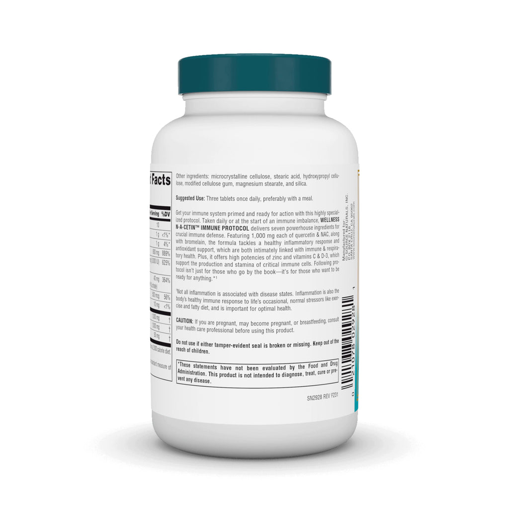 Source Naturals Wellness N-A-Cetin Immune Protocol - 90 Tablets - image 3