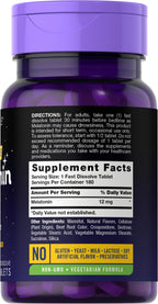 Carlyle Melatonin 12 mg Fast Dissolve