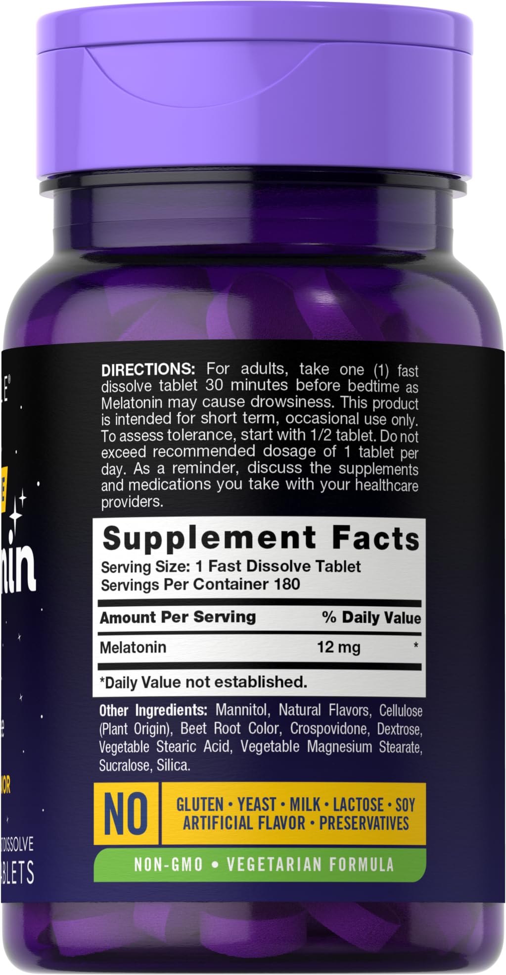 Carlyle Melatonin 12 mg Fast Dissolve
