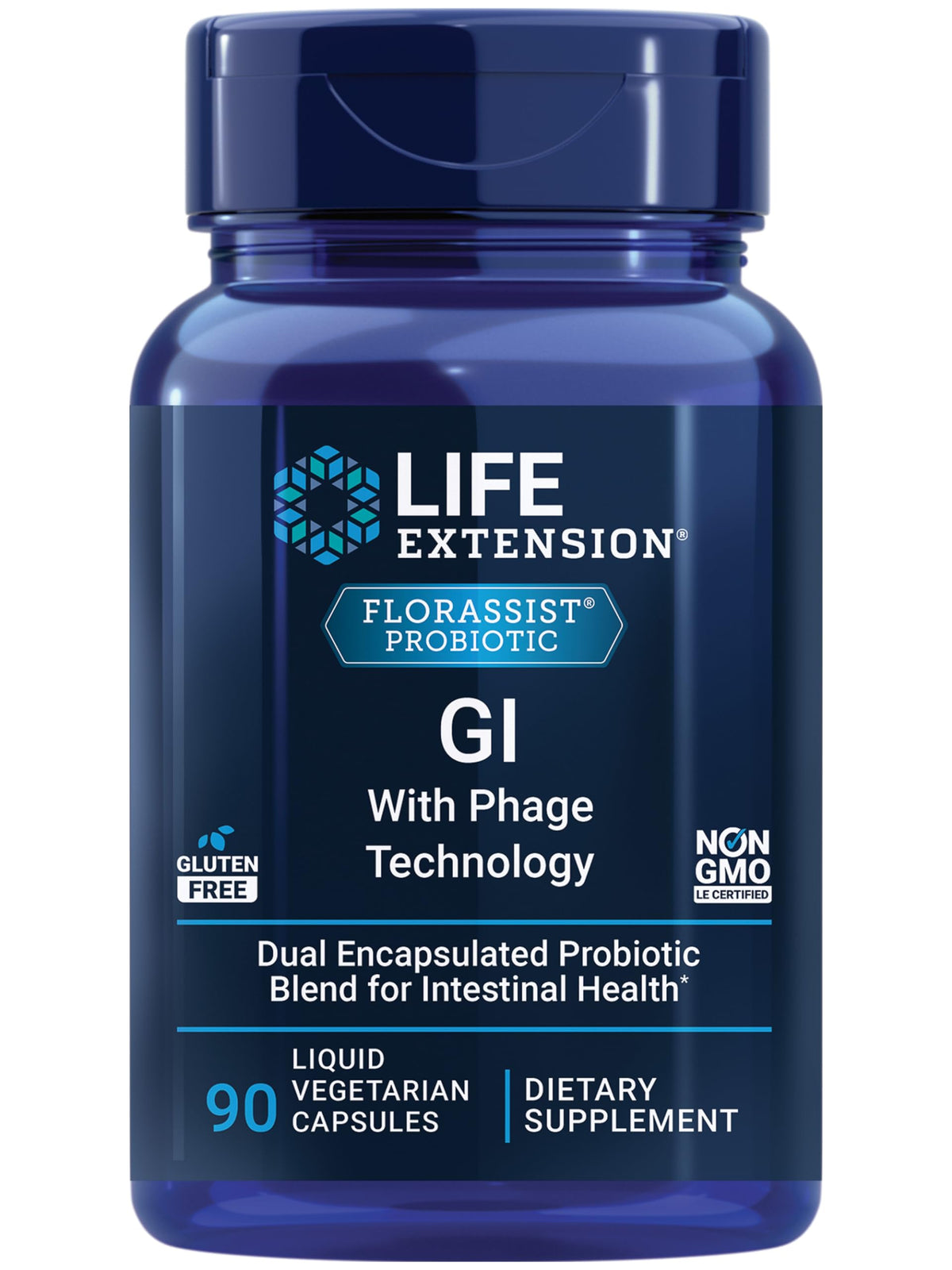Life Extension FLORASSIST Probiotic GI with Phage Technology - 90 Capsules