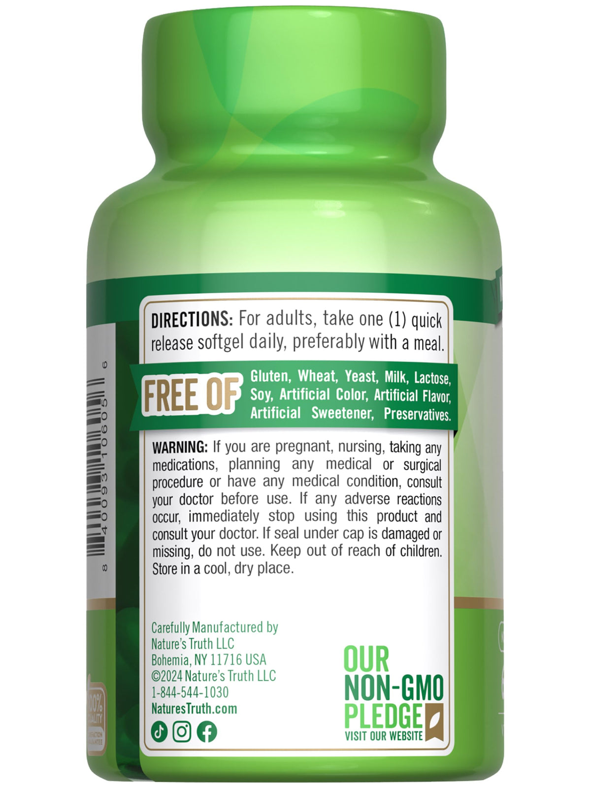 Nature's Truth Vitamin E 1000 IU Softgels - 60 Count - image 7