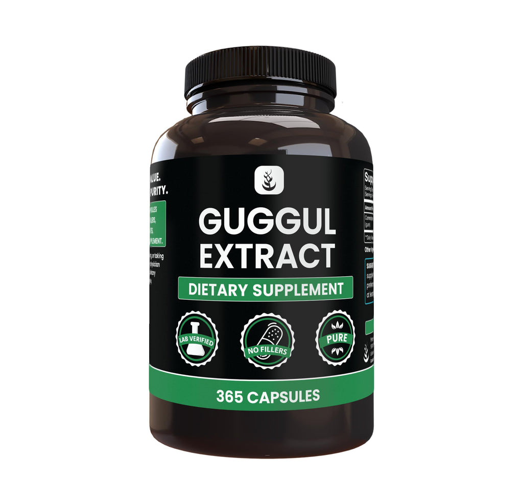 PURE ORIGINAL INGREDIENTS Guggul Extract - 365 Capsules