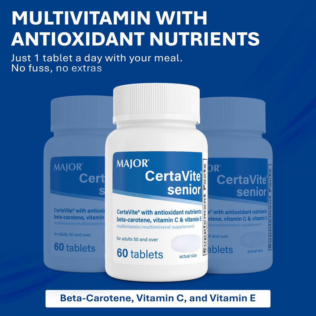 MAJOR CertaVite Senior Multivitamin with Antioxidants - 60 Tablets - image 3